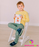 Растущий стульчик MYPLAYROOM™ к песочнице, белый 9