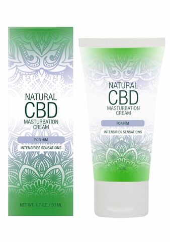 Крем для мастурбации для мужчин Natural CBD Masturbation Cream For Him - 50 мл. - Shots Media BV Pharmquests PHA188