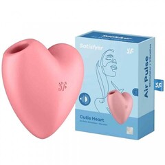 Вакуумный стимулятор Cutie Heart light Satisfyer розовый