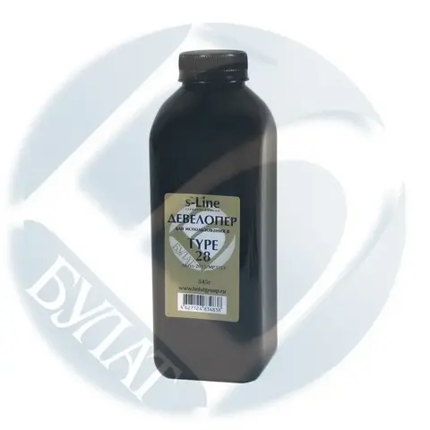 Девелопер БУЛАТ s-Line Type 28 для Ricoh Aficio 2015, MP 3353 (Чёрный, банка 345 г)