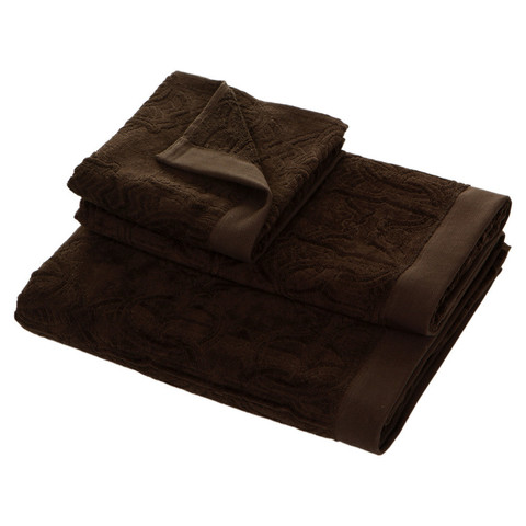 Набор полотенец 2 шт Roberto Cavalli Logo коричневый