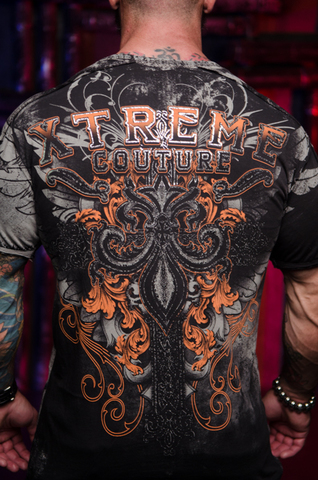 Xtreme Couture | Футболка мужская SALVATION X1823I от Affliction принт на спине
