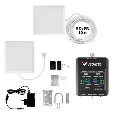 Усилитель сотовой связи VEGATEL VT-900E/3G-kit (LED)