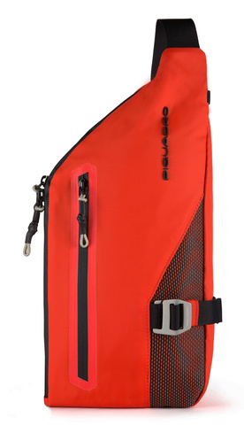 Рюкзак слинг Piquadro, красный, нейлон (CA5499PQM/R)