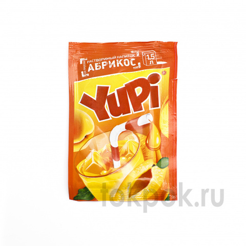 Растворимый напиток Yupi со вкусом абрикоса, 15 гр