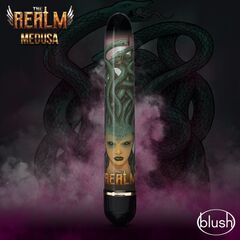 Фиолетовый вибратор Medusa - 17,7 см. - 