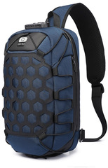 Рюкзак однолямочный Ozuko 9357 Blue