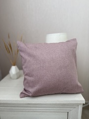 Подушка декоративная со съемной наволочкой на молнии, хлопок, фланель