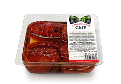 Вяленые томаты со сливочным сыром Amyga, 250г