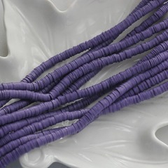Каучук фиолетовый, бусины 6 мм, 067-6-03
