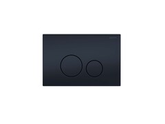 Aquatek KDI-0000037 KDI-0000037 (023D) Панель смыва нержавеющая сталь, цвет Черный матовый (клавиши круглые) фото