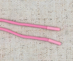 Шнур, L 138 см, ш. 5 мм, розовый
