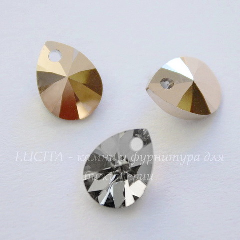 6128 Подвеска Сваровски Капля Crystal Rose Gold (8 мм)