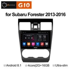 Штатная магнитола на Android 8.1 для Subaru Forester 13-16 Ownice G10 S9511E