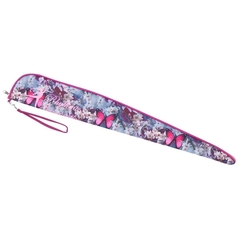 Бабочки Цветы бордо-серый