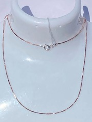 Снейк шестигранный с алмазными насечками (цепочка из серебра с позолотой))