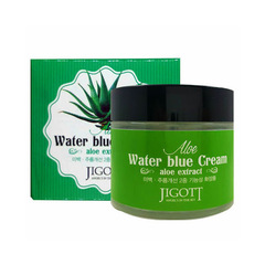 Крем для лица с экстрактом алоэ JIGOTT Aloe Water Blue Cream 70 мл