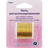 Люрекс тонкий Hemline золото