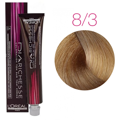 L'Oreal Professionnel Dia Richesse 8.3 (Светлый блондин золотистый) - Краска для волос