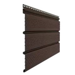 Софит с полной перфорацией DOCKE PREMIUM Каштан 3000*305мм
