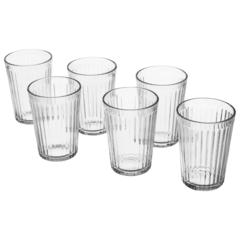 Набор стаканов IKEA VARDAGEN (ВАРДАГЕН), Стекло, 310 мл, 6 шт