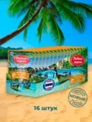 Родные Корма заморские паучи для кошек филе тунца с курицей и лососем в желе по-тайски 70 г