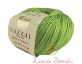 Пряжа Gazzal Baby Wool 821 салатовый