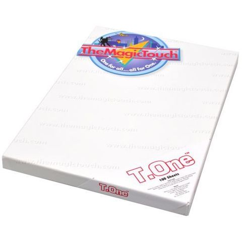 Трансферная бумага The MagicTouch T.One A4 - для белого и светлого текстиля (100 листов)