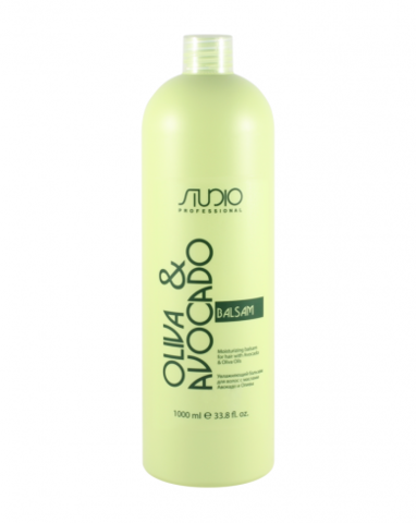 Увлажняющий бальзам для волос с маслом авокадо и оливы Kapous Professional 1000 мл