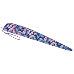 Бабочки Цветы синий-серый