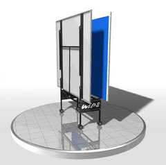 Теннисный стол WIPS Roller Outdoor Composite (синий)