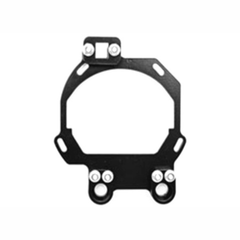 Переходные рамки MTF Light FR284 №284 на Kia Sorento Prime 3 2014-2017 для установки модулей Hella 3R в секцию ближнего вместо штатных галогенных/ксеноновых модулей