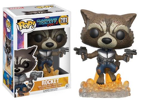 Funko POP! Bobble: Marvel: Guardians of the Galaxy 2: Rocket