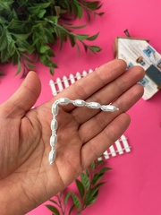 Заборчик декоративный, миниатюра, цвет белый, 7-8 делений, 9*3 см, набор 8 шт