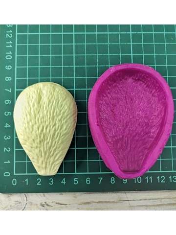 Молд пластиковый+вайнер силиконовый НП-7 лепесток пиона 7,5х5см