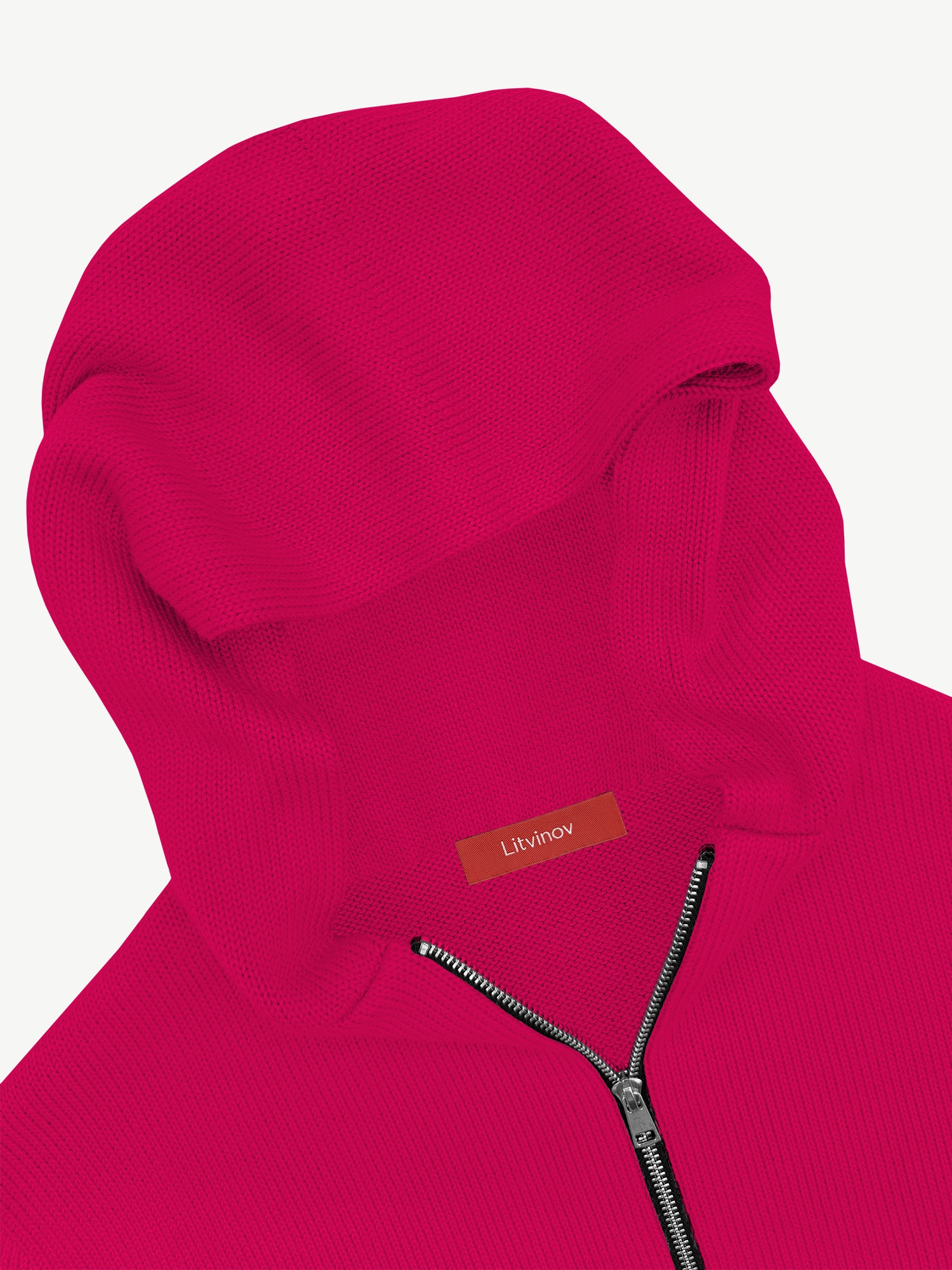 Толстовка на замке из экохлопка