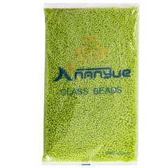 
          Бисер Alingar размер №12 вес 450 гр., салатовый глянец, непрозрачный, пакет