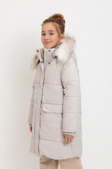 пальто  для девочки  ВК 38094/4 УЗГ