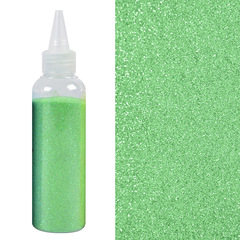 Глиттер Блестки/Порошок в банке, Зеленый, 80 г
