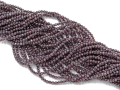 Фианиты 2мм, огранка (нить бусин)