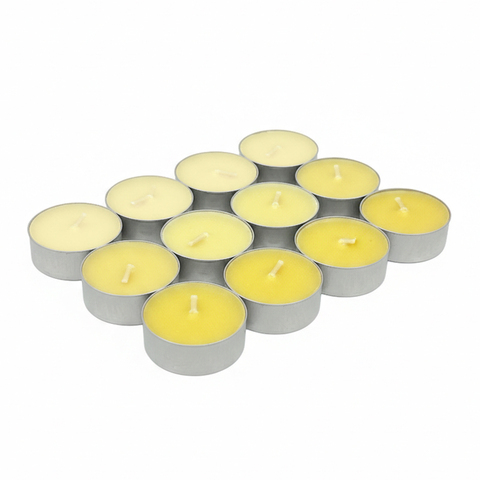 Набор ароматических свечей Selja, 12 свечей, парафин/ароматизатор лимон