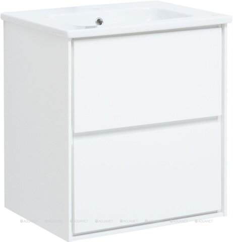 Aquanet 269305 Тумба Милан 60 Белый глянец (269305)