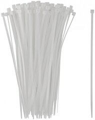 60369 FIT Хомуты нейлоновые для проводов, белые 100шт., 3,6х200 мм