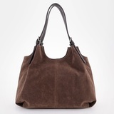 Сумка Саломея 456 эко-замша шоколад