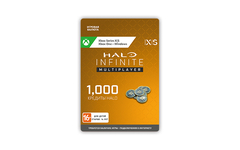 Игровая валюта Halo Infinite: 1000 Halo Credits (цифровая версия) (Xbox One + Xbox Series X|S + Windows) (RU) (для ПК, цифровой код доступа)