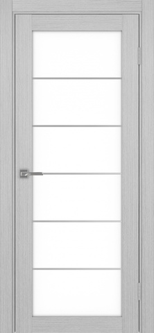 Турин_501АСС.2 молдинг алюм.хром.30 ЭКО-шпон Дуб серый FL-LACбелый