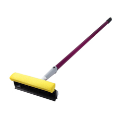 Щетка для мытья окон Svip Quadra с водосгоном, телескопическая ручка 150 см, 37346