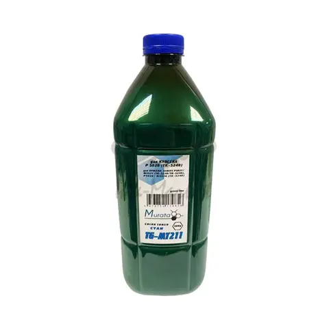 Тонер Murata TG-MT211 голубой для KYOCERA ECOSYS P5021/P5026, TK-5220/5240 - 500 гр Green Line