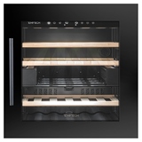 Винный шкаф Temptech Oslo OZ60DB двухзонный черный