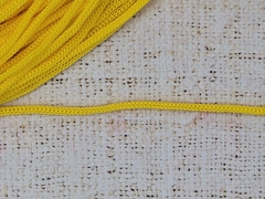 Шнур полипропиленовый вязаный 5 мм, жёлтый